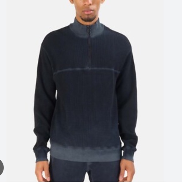 Cotton Citizen Cooper Half Zip Thermal Espresso brown size L NWT - Picture 9 of 9